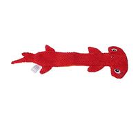 Naroote Jouet Grinçant pour Chien, Peluche Mignonne, Nettoyage des Dents, Farce Gratuite pour Petits, Moyens et Grands Chiens, 20,1 Pouces (Rouge)