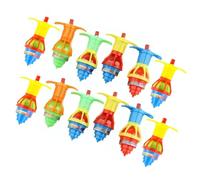 Naroote Jouet Gyroscope Lumineux pour Enfants, 12 Pièces, LED Clignotante, Cadeau pour Garçons et Filles, Fête d'anniversaire, Portable pour Vacances, en Plastique