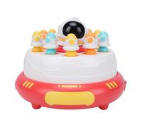 Naroote Jouet Interactif Rotatif pour Rebondir et Attraper, Jeu de Table pour Les Tout-Petits, Jouet Musical à Rotation à 360° avec Mode de Jeu Parent-Enfant, Idéal pour l'apprentissage Précoce