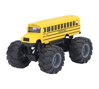 Naroote Jouet Modèle de Bus Scolaire, Corps en Alliage, Peinture en Aérosol Exquise, Bus Scolaire à Simulation élevée, Jouet à Tirer, échelle 1:43, pour Enfants de 3 Ans et Plus pour à la Maison