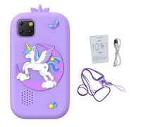 Naroote Jouets pour Enfants, Smartphone, Appareil Multifonctionnel à écran Tactile coloré de 2,8 Pouces pour Garçons et Filles avec 32 Go de Mémoire (Purple)