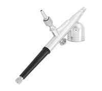 Naroote Kit Aérographe Double Action pour Peinture de Précision et Décoration de Gâteaux - Idéal pour les Artistes Débutants et Avancés - Design en Cuivre Durable (0,2 mm)