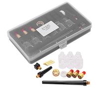 Naroote Kit D'accessoires de Torche de Soudage Précis, Buse en Verre Durable de 2 Mm pour WP9/20, avec Queue de Pistolet, Pince en Tungstène, pour Soudeurs Professionnels