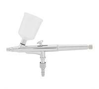 Naroote Kit D'aérographe Double Action, Poignée Facile, Pistolet de Pulvérisation à Chargement Rapide, Ensemble de Peinture pour œuvres D'art, Décoration de Gâteaux D'art Corporel pour Débutants,