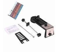 Naroote Kit D'Affûtage de Couteaux à Angle Fixe, Pierres à Aiguiser Professionnelles pour un Affûtage Facile des Couteaux et des Ciseaux, Ensemble de 4 Pièces (Aiguiseur et pierre à aiguiser)