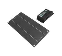 Naroote Kit de Chargeur de Batterie de Panneau Solaire à Haute efficacité 600 W pour Voiture RV, Kit de Panneau Solaire Portable 18 V pour Le Tourisme, Matériau ABS