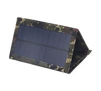 Naroote Kit de Chargeur de Panneau Solaire Pliable Portable 10 W pour Camping Randonnée Taux de Conversion élevé Panneau Solaire étanche pour Activités de Plein Air (Camouflage)