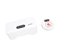 Naroote Kit de Chasse D'eau Automatique sans Contact avec Conception étanche pour une Installation Facile dans la Salle de Bain, Détection de 20 Cm, Capteur Infrarouge Rechargeable par USB