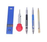 Naroote Kit de Crayons de Charpentier Mécaniques, Outils Durables pour les Professionnels du Travail du Bois et les Amateurs de Bricolage, Carbure de Tungstène ABS 16 Pièces