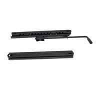 Naroote Kit de Curseur de Siège avec Matériel, Rail Coulissant de Siège de 12,2 Pouces 310 Mm, Ensemble de Rails Coulissants de Réglables en Acier laminé à Froid pour Camping-Car Automobile