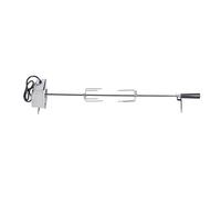 Naroote Kit de Moteur Rôti, Roulement de Charge de 33 LB en Acier Inoxydable Kit Rôti Rotatif Stable pour Porc pour Le Barbecue Extérieur (Plug UE 220V)