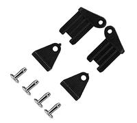 Naroote Kit de Réparation de Pare-Soleil Arrière Ensemble Robuste pour E39 E46 E60 E65, Accessoire de Voiture Idéal pour Série 5 7 525i 528i 530i 540i, Métal + ABS, 8 Pièces