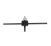 Naroote Kit de Scie Cloche Réglable pour une Coupe Précise de Planches de Bois et de Plastique, Acier allié Durable, Outil de Coupe Rond de Bricolage, Comprend une Tête Conique et une clé (30-300MM)