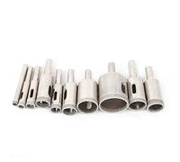 Naroote Kit de Scie de Trou, Trous de Trousse de Forage 10pcs 6 à 30 Mm de de Noyau Diamant Enduit de Marbel de Marbel Bit de Foreur de Diamant