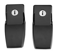 Naroote Kit de Verrouillage de Capot pour JK Unlimited 07-17, Construction en Acier Robuste, Verrou de Capot de Voiture Antivol avec Clés pour la sécurité de la Voiture, adapté pour le Sport