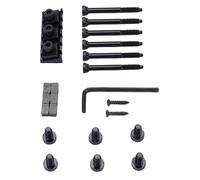 Naroote Kit D'écrou de Blocage pour Cordes de Guitare électrique, 1 | Vis de verrouillage à cordes en acier inoxydable, blocs d\'insertion n L, accessoires de réparation de pont trémolo
