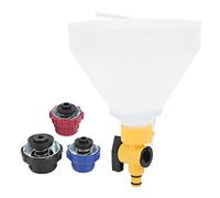 Naroote Kit D'entonnoir de Liquide de Refroidissement Anti-déversement avec 3 Adaptateurs, Outil de Recharge Rapide de Radiateur pour,