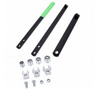 Naroote Kit d'outils de Courroie Serpentine, Jeu de 13 Clés Tendeurs Professionnelles en Acier allié, avec 4 Douilles, 3 Clés Pied-de-biche et 2 Vis à Coussin Hexagonales, Idéal pour