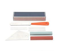 Naroote Kit D'outils de Luthier Professionnel pour Guitare, Polissage, Nettoyage, Nivellement des Guitares pour Musiciens et Réparateurs en Acier Inoxydable et Métal