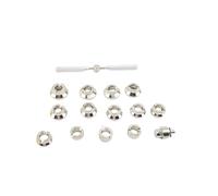 Naroote Kit D'ouvreur de Boîtier de Montre en Aluminium 5537, avec 13 Matrices, Outil Professionnel de Réparation et de Retrait du Couvercle Arrière de la Montre