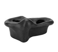 Naroote Kit Durable de Pierres d'escalade Texturées en Plastique pour Enfants Assortis de 10 Pièces, Anti-ultraviolets pour Les Jardins d'enfants et Les Parcs D'attractions (Black)