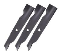 Naroote Lames de Tondeuse à Haute Levée pour Z248F YTH2348, Pont de 48 Pouces en Acier Durable, Paquet de 3, Collecte Efficace de l'herbe