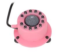 Naroote Lampe Bulle Aquarium, Lampe LED à Bulles, Économique, Étanche, Multicolore, 12 LED Haute Luminosité, Ventouse Fixe Triangulaire, Pour Aquarium (Prise UE 110~240V)