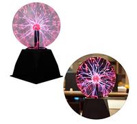 Naroote Lampe de Boule de Plasma de 3 Pouces, Lampe de Boule de Plasma d'épuration d'air de pour la Chambre à Coucher pour l'appui Vertical