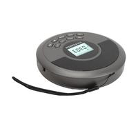 Naroote Lecteur CD Portable 1500mAh avec Double Haut-Parleur Rechargeable | Coque ABS, Lecture USB MP3 WMA, Audio de Voiture 3,5 Mm, Utilisation Nomade Anti-saut, écran LCD, EQ Aléatoire répétition.