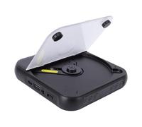 Naroote Lecteur CD Portable, Lecteur Rechargeable Bluetooth 5.3, Double Haut-Parleur Stéréo avec écran LCD et Entrée CD AUX USB, Idéal pour la Lecture en Boucle Extérieure en Voiture (Black)