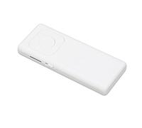 Naroote Lecteur MP3 avec Son sans Perte, Mémoire de 64 Go, Lecteur de Musique Portable pour Les études, Le Travail et la Relaxation (White)