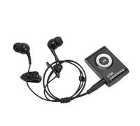 Naroote Lecteur MP3 étanche, Indice d'étanchéité IPX8 avec 8 Go de Mémoire pour la Natation, la Plongée, Le Surf, Prend en Charge Plusieurs Formats, y Compris Les écouteurs (Black)