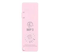 Naroote Lecteur MP3 Petit et Portable, Batterie Longue Durée, qualité Sonore sans Perte, Multifonctionnel pour étudiants, Mini Lecteur MP3 (Pink)