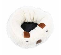 Naroote Lit pour Animaux de Compagnie, Anti-déformation Lit Chaud de Chat PP Coton Délicieux Confortable Confortable pour l'hiver pour Les Chiots et Les Chatons (60 cm)