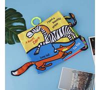 Naroote Livre en Tissu avec Stéréo Animal pour bébé, Livre D'interaction éducatif Doux et Lavable pour la Maternelle, Tissu coloré avec Oiseau pour Enfants de 0 à 3 Ans (#14)