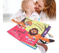 Naroote Livre en Tissu, Développer l'imagination, Livre en Tissu Lavable, Respectueux de l'environnement, Queue d'animal de Dessin animé, sans Odeur, Ne Se Décolore Pas, pour 'éducation Précoce