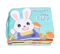 Naroote Livre en Tissu, Livre Souple pour Bébés, Développement Précoce, Interactif pour bébé, Dentition, Crépitant pour l'éducation Précoce