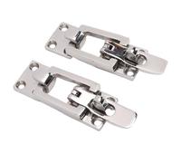 Naroote Loquet Anti-hochet pour Bateau en Acier Inoxydable 316 de qualité Marine, Loquet de Trappe Verrouillable Robuste, à Came à Tension Centrale Résistant à la Corrosion, Idéal pour Les Yachts,
