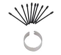 Naroote Lot de 10 Pointes de Stylet de Rechange, Pointes Fines Haute sensibilité, en Matériau Pom avec compatibilité pour Pen2 Pro, Note Air2, Note5, Nova Air C et Stylet Remarkable 2