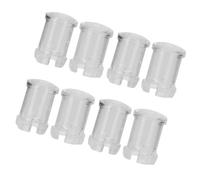 Naroote Lot de 100 Capuchons de Lumière LED, Couvercle de Protection en Nylon pour Abat-jour de 5 Mm, Couvercle Transparent pour Diodes Lumineuses avec Construction Durable, Idéal pour la Protection