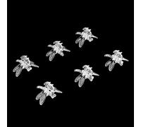 Naroote Lot de 100 Clips de Tige D'Orchidée, Support à Forte Adhérence, pour Orchidée, Tomate, Concombre, Melon, Fleur, Vignes, Plastique Transparent, 3,5 X 3,5 Cm (Blanc transparent)