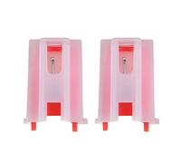 Naroote Lot de 2 Stylets de Rechange Durables pour Tourne-disque Phonographe, Facile à Installer pour Tourne-disque Vinyle, Aiguille pour Crosley NP1 NP6, ABS Rouge 2 Stylets