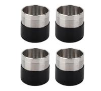 Naroote Lot de 4 Outils de Lubrification de Remorque en Acier Inoxydable pour éviter la Défaillance des Roulements de Roue pour Moyeu de 1,98 Pouces - Facile à Installer pour la Plupart des