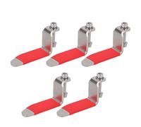 Naroote Lot de 5 Crochets à Clous à Air en Forme de L pour Chevrons, Outil de Montage Rotatif en Acier Inoxydable avec Prise Sécurisée, Idéal pour les Outils Pneumatiques, les Cloueurs à Air, les