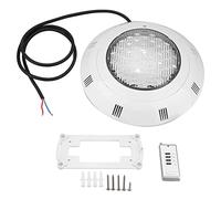 Naroote Lumière sous-Marine de Piscine à LED RVB, Remplie de Résine, Compatible avec l'eau Salée, pour la Place de la Fontaine Publique