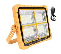 Naroote Lumière Travail Solaire LED, 200W 7000mAh 15000LM 288 LEDs 4 Modes d'Éclairage Rechargeable Lampe Travail d'Urgence avec Luminosité Variable Continue & Étanchéité IP65
