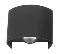 Naroote Lumières LED Extérieures, Lumières de Clôture à LED, Peinture Grosée étanche, Application Murale à pour les Hôtels, les Grands Magasins, les Jardins (Lumière chaude)