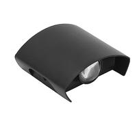 Naroote Lumières LED Extérieures, Lumières de Clôture à LED, Peinture Grosée étanche, Application Murale à pour les Hôtels, les Grands Magasins, les Jardins (Éclairage blanc)
