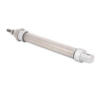 Naroote MA16 Mini Cylindre D'air Cylindre Pneumatique à Double Effet pour L'industrie des Machines en Acier Inoxydable de qualité Supérieure 16mm (MA16*150)