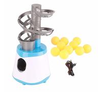 Naroote Machine à Balles de Tennis de Table Portable pour Une Pratique Facile et des Activités Sportives Amusantes pour Les Enfants et Les Débutants, 10 Balles Incluses